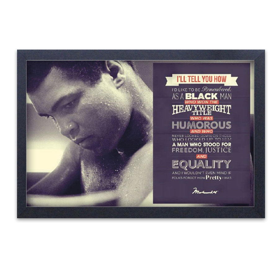11 x 17 Framed Ali Prints