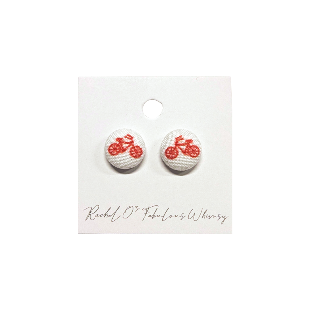 Red Bike Moment Earrings