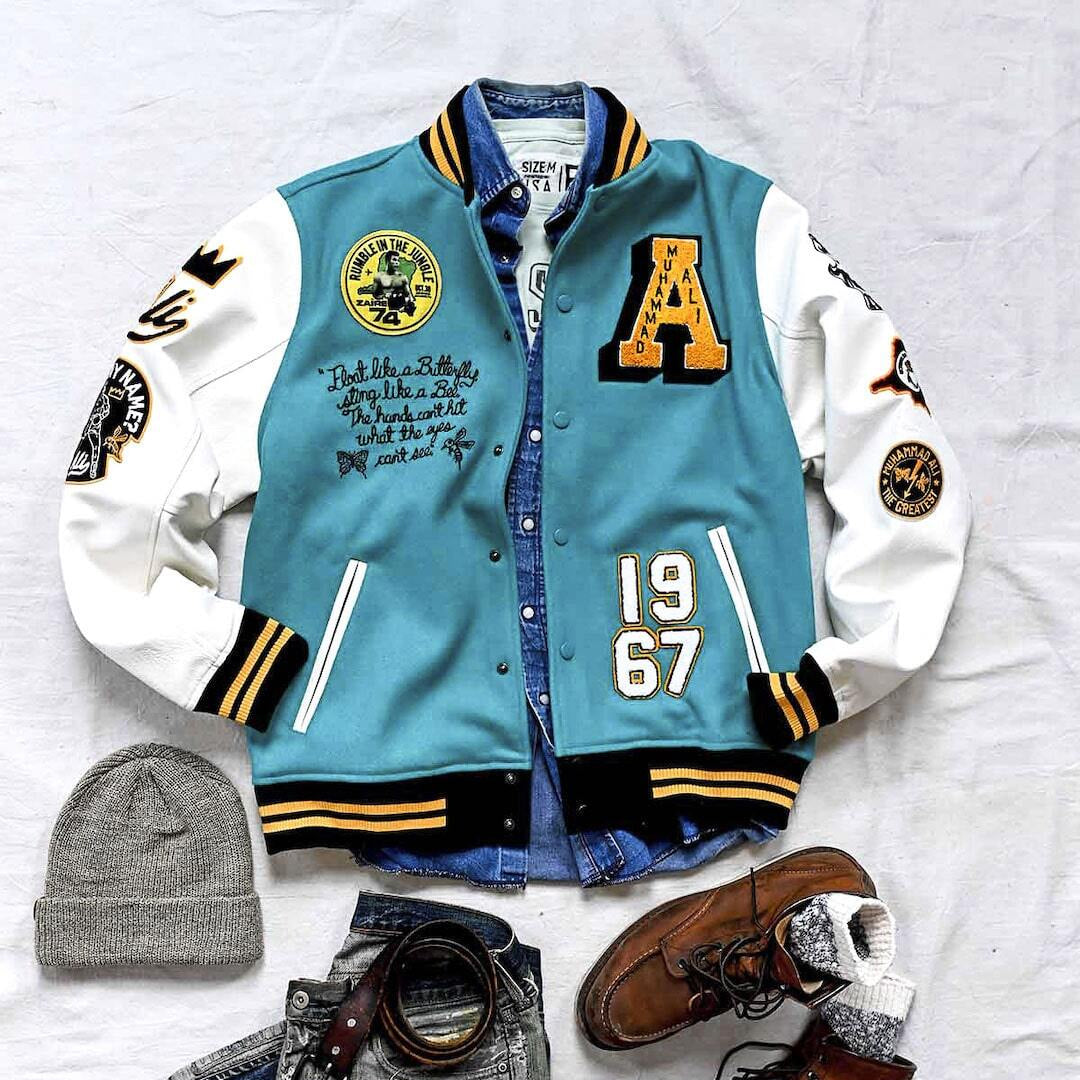 Ali Quote Melton Jacket