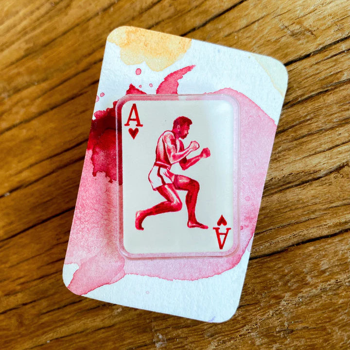 Ali Ace Lapel Pin