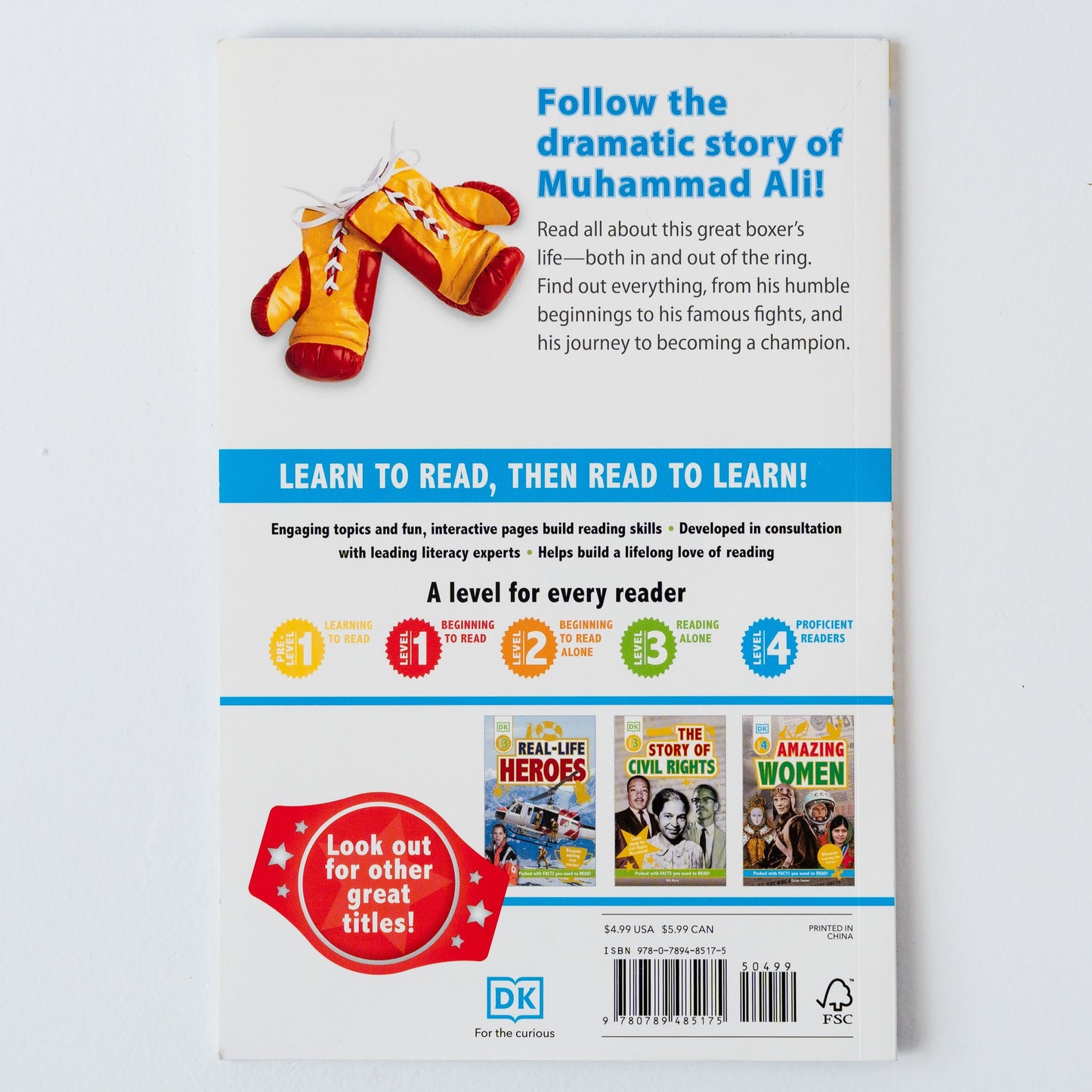 DK Readers: The Story of Muhammad Ali - Paperback Book