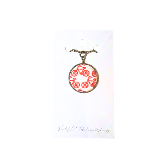 Red Bike Moment Necklace