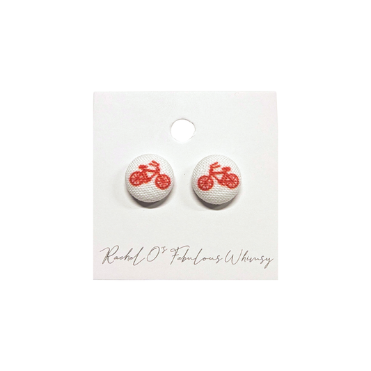 Red Bike Moment Earrings
