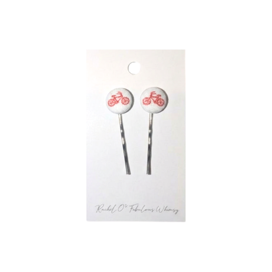 Red Bike Moment Hairpins