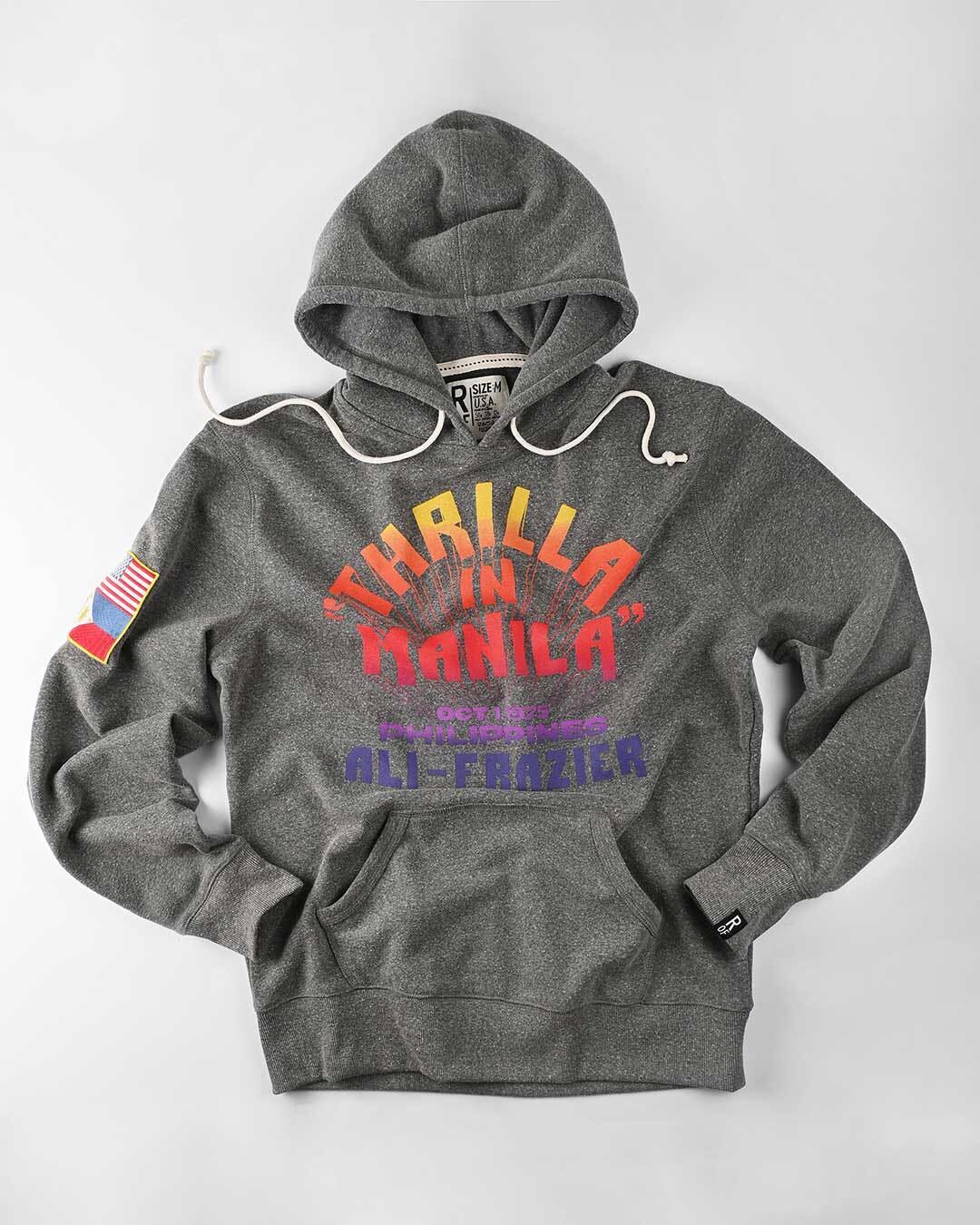 Thrilla in Manila Gray Hoodie