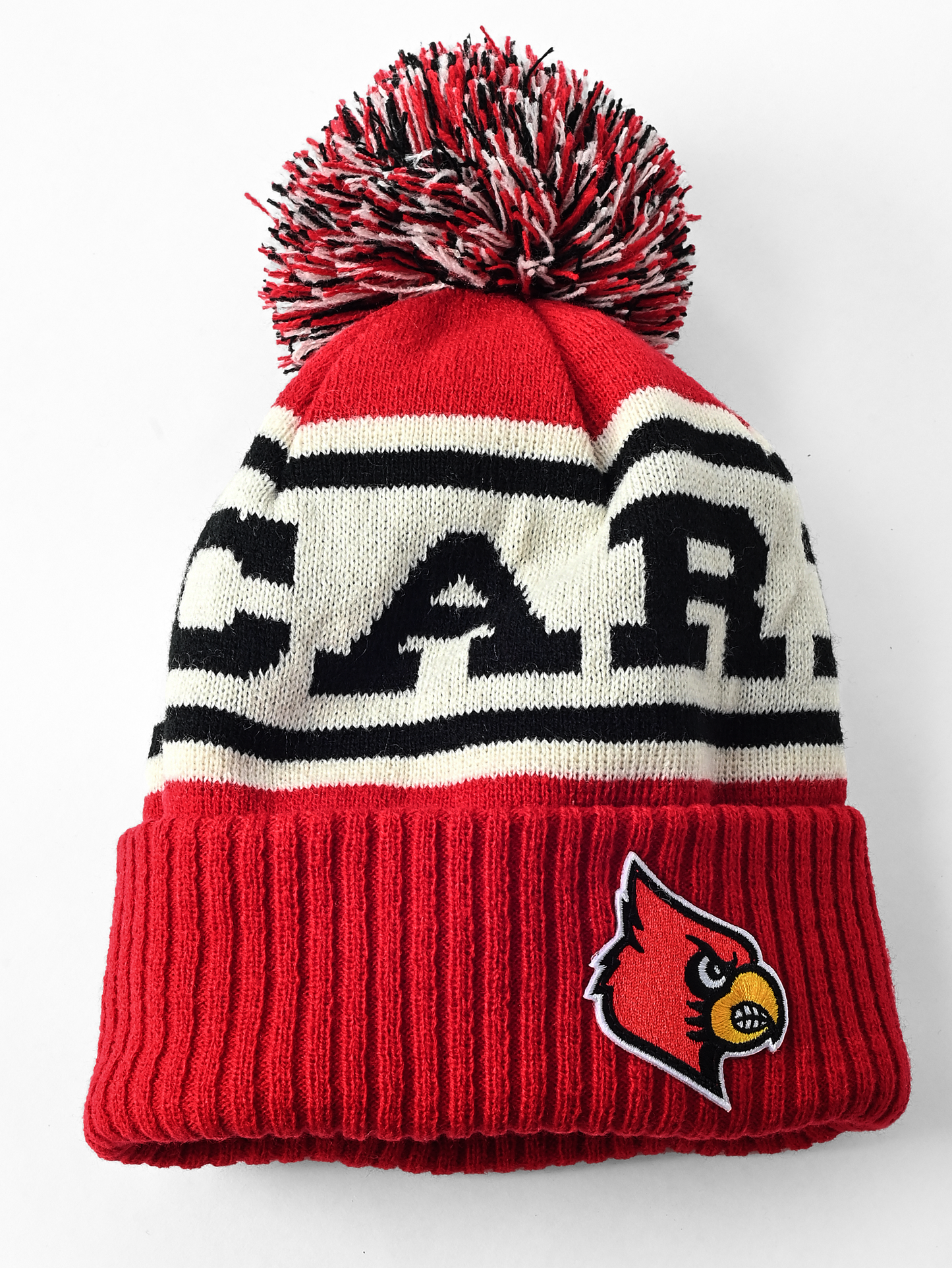 UofL Pom Pom Beanie