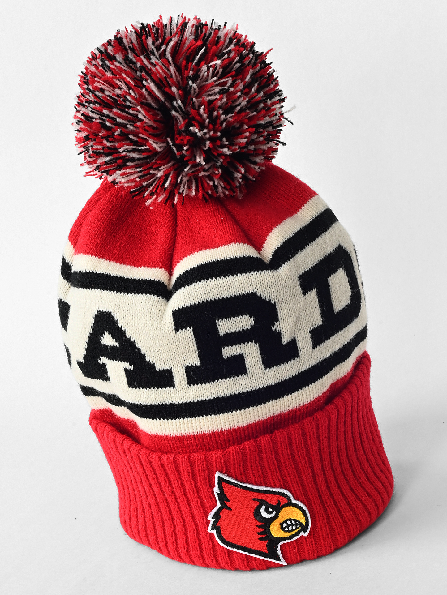 UofL Pom Pom Beanie