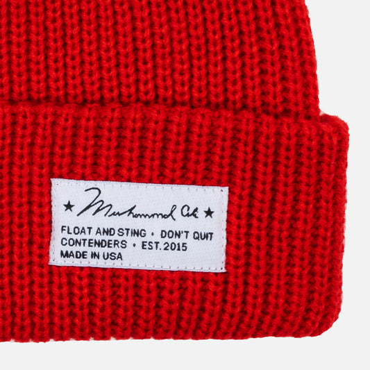 Float and Sting Red Beanie