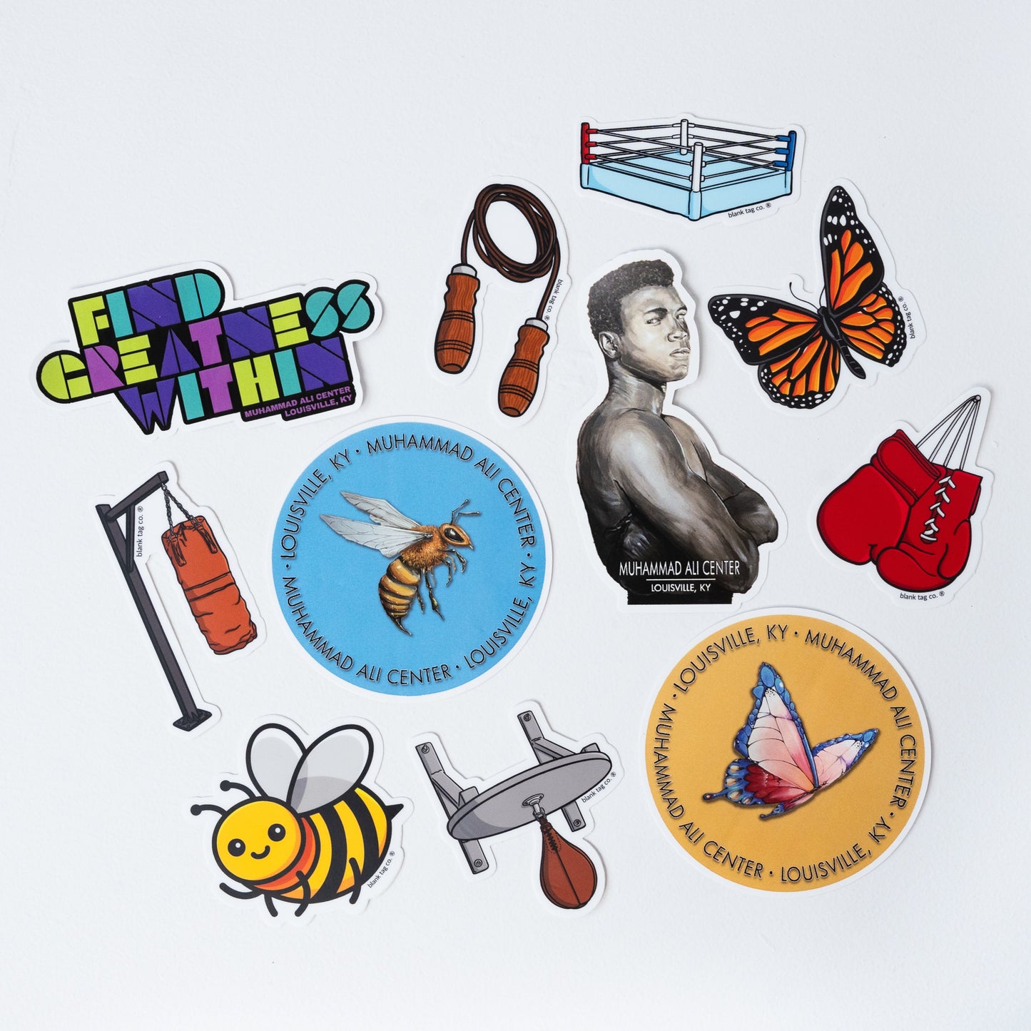 Muhammad Ali Center Stickers