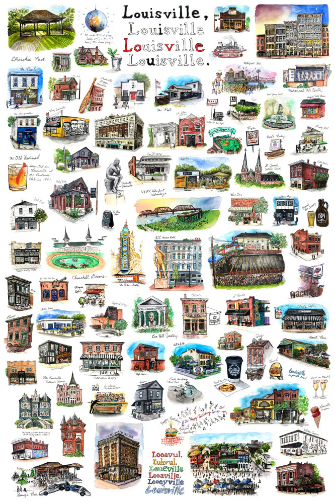 Louisville Tea Towels