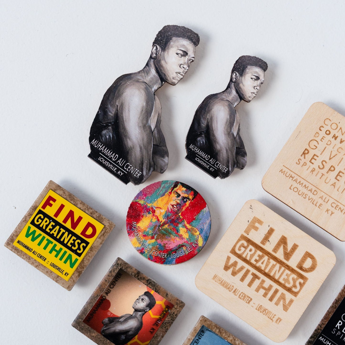 Engraved Wooden Magnets